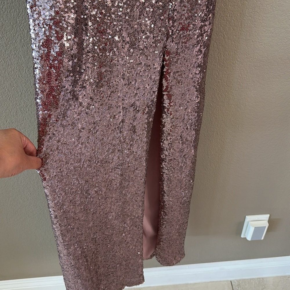 B. Smart sequin gown pink size 13/14 - Picture 4 of 8